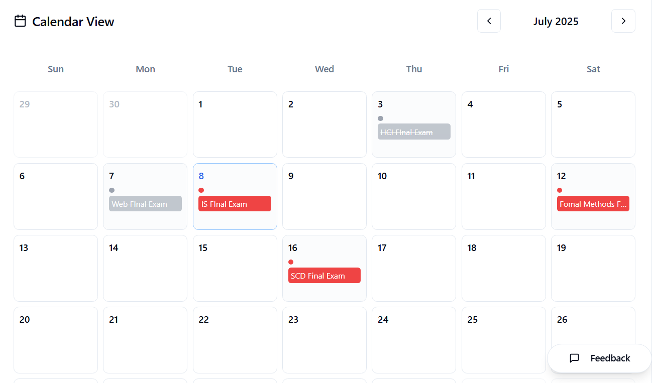 Deadline Tracker